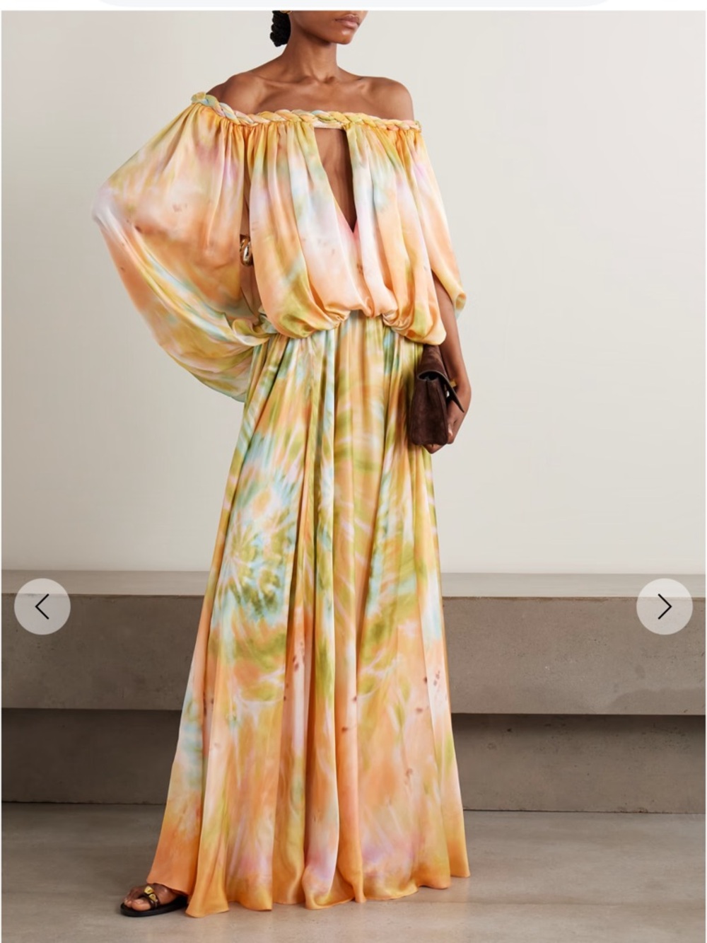 Zimmermann Luna Twist Billow dress 100%silk zimm size 0